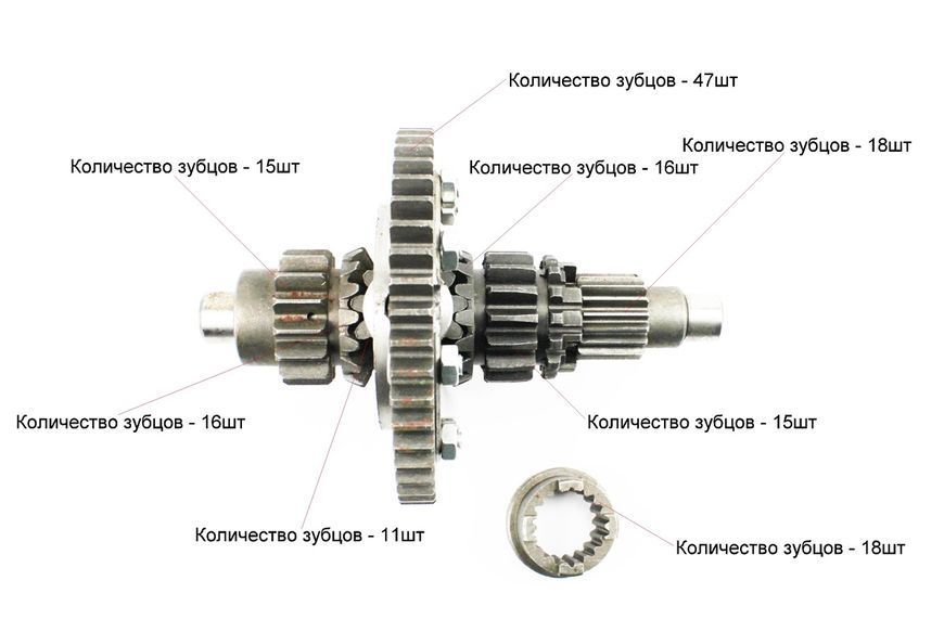 Диференціал у зборі Z-47, Z-15x16, Z-11, Z-18 JR-Q12E (120-1), із блокуванням (можливий наліт) відмінна якість 997231 фото
