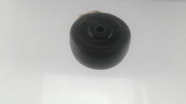 Колесо для тачок та платформ (лита гума) (50mm, маточина 40mm, під вісь 6mm) ELIT K-595409 фото