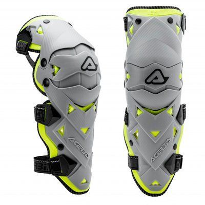 Мотонаколенники Acerbis Impact Evo 3.0 Grey Yellow итальянское качество mt-000006007 фото