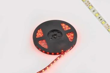 Стрічка світлодіодна SMD 5050 (червона, вологостійка, 60 кріст/1м, бухта 5м) S-1733 фото