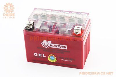 Акумулятор 12V4Ah YTX4L-BS GEL (L113*W70*H85mm) відмінна якість Geon Pantera 200, CITYR, Geon CR6Z, Geon CR6S, Loncin, Kinlon, Musstang, 12N9-BS, (L135xW75xH133) P-348010 фото