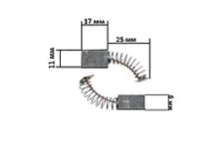 Щетки для электроинструмента 6*11*17 прямоугольный пятак KOSA S-444629 фото