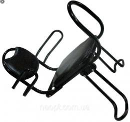 Крісло дитяче на велосипед (метал) (чорне) FM D-321347 фото