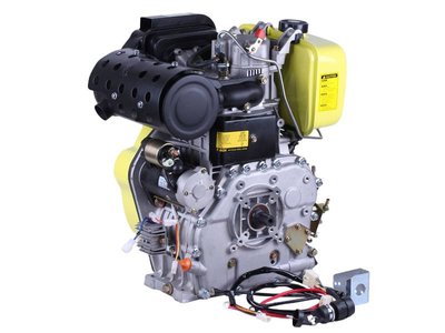Двигун 1100FE - дизель (під шліци діаметр 25 мм) (15 к.с.) з електростартером Y-BOX DV-89-1100FE(YB) фото