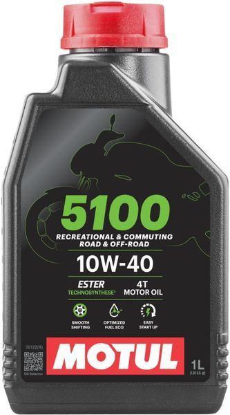 Олива для 4-х тактних двигунів Technosynthese естерова 836511/5100 4T SAE 10W40 (1L)/104066 VL-45571 фото