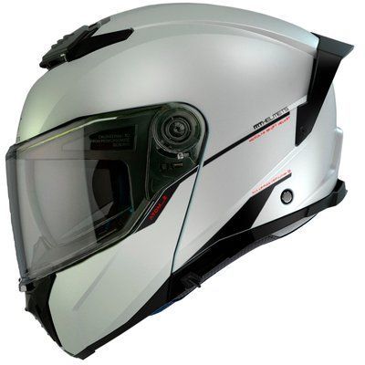 Мотошлем MT ATOM 2 SV Solid A0 Gloss White L испанское качество mt-000006580_4 фото