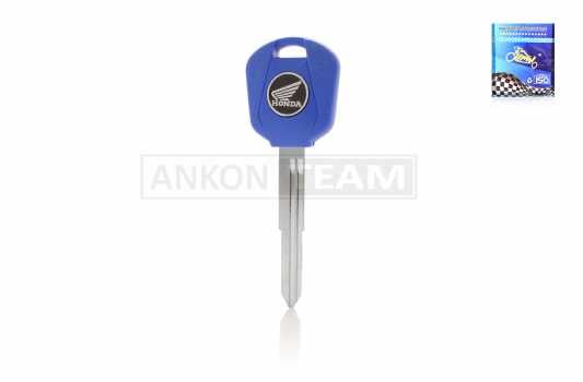 Ключ замку запалювання (заготівля) Honda синій "LIPAI" A-010614 фото